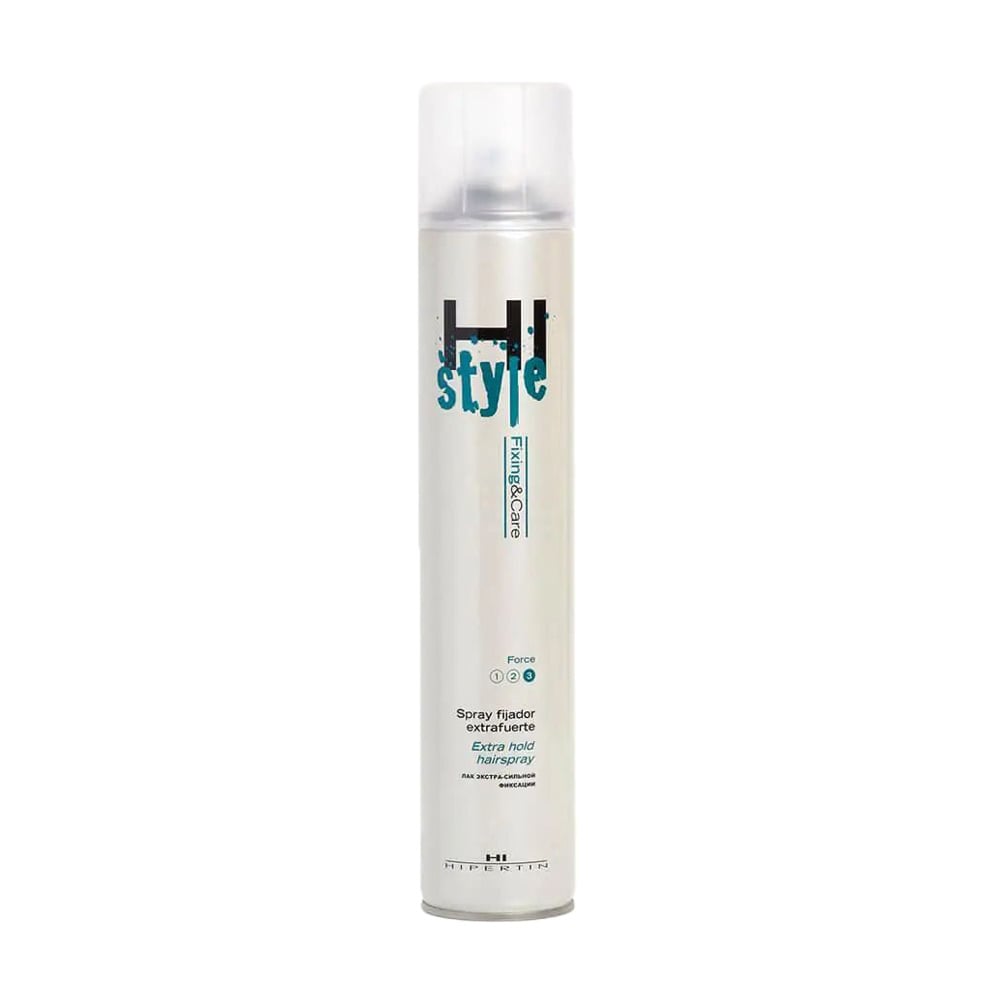 Лак для укладання волосся Hipertin Hi-Style Hairspray Extra Strong Hold 3 екстра-сильної фіксації, 650 мл