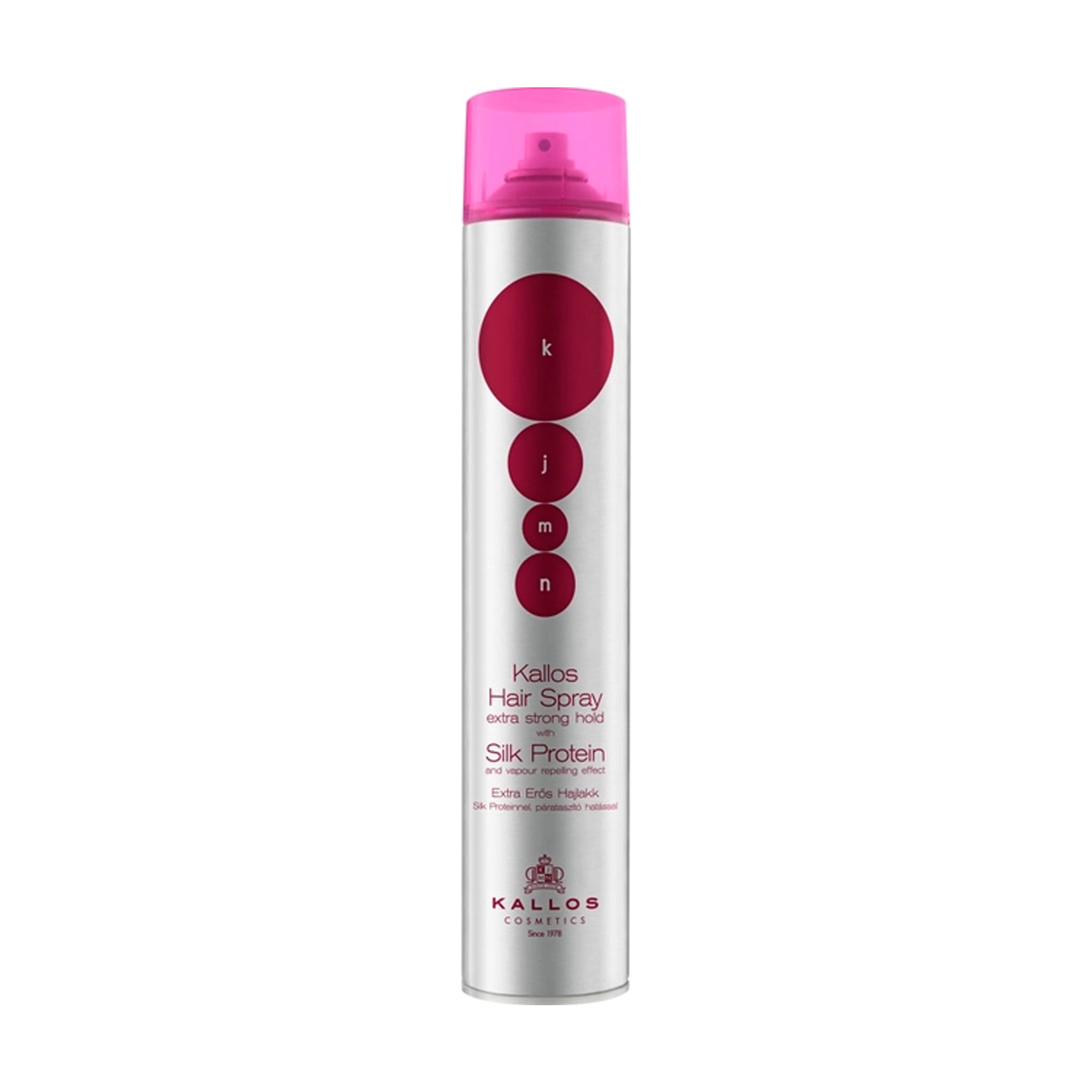 Лак для укладання волосся Kallos Cosmetics KJMN Extra Strong Hold Hair Spray екстрасильної фіксації, 750 мл
