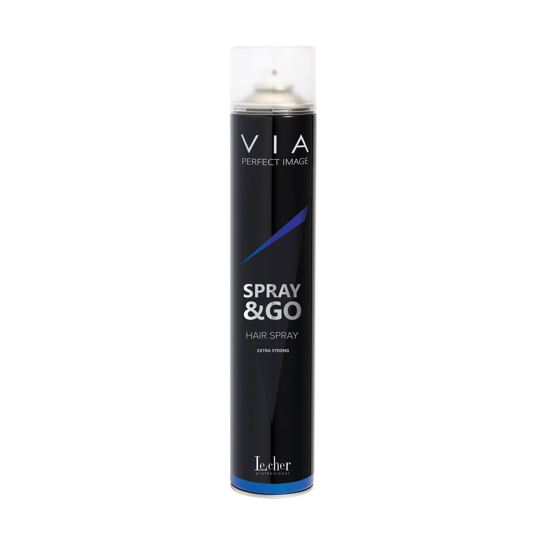 Лак для укладання волосся Lecher Via Perfect Image Spray &amp; Go Hairspray екстрасильна фіксація, 750 мл